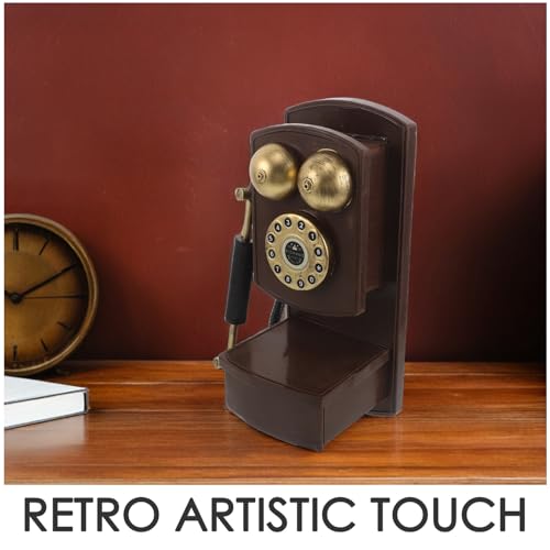 Téléphone Mural Rétro Cadran Rotatif - Customiser Mur Vide Vintage - 3