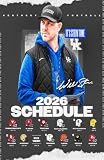 Kentucky Football 2026 Schedule Poster, 13x19 Inch, Premium Glossy Wall Art