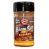J&D's Bacon Salt, Bourbon, 2.5 Ounce, Bacon Flavored Seasoning, Kosher, Vegetarian
