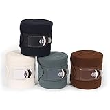 Die elastischen Fleecebandagen passend zur übrigen Farbkollektion mit hochwertigem Klettverschluss sind im 4'er Set UVP ab 22