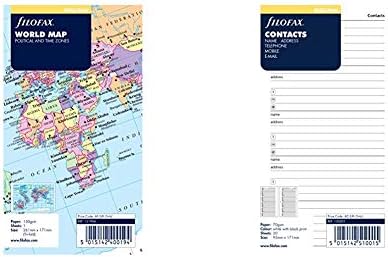 Filofax Personal World Map