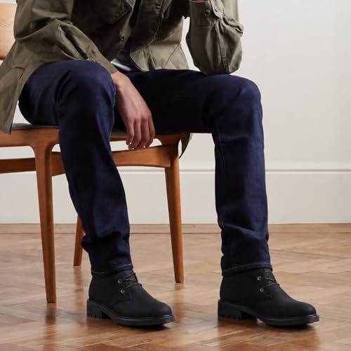 Image of Arkbird Chukka Boots for men, Grainy Leather Lace-up Ankle Boot Fashion and Comfort Casual Oxfords