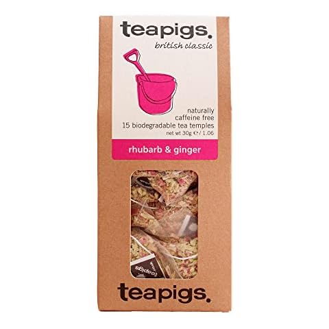 teapigs Rhubarb and Ginger Herbal Tea Cover