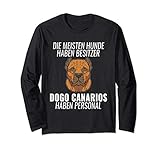 Dieses witzige Dogo Canario Halter Outfit mit lustigen Spruch Dogo Canarios haben Personal ist das perfekte Geschenk für jeden Hundebesitzer, Hundeliebhaber und für Herrchen und Frauchen die Dogo Canario Welpen lieben.