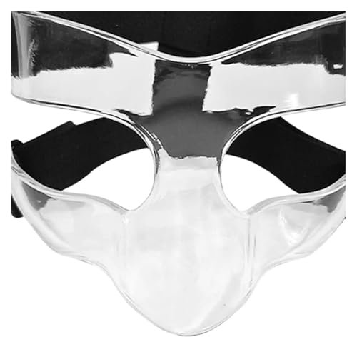 Fnacuody Basketball Training Mask Clear Basketball Mask, Adjustable Face for Broken Nose, Guard Training Masque Sports - Thumbnail 5
