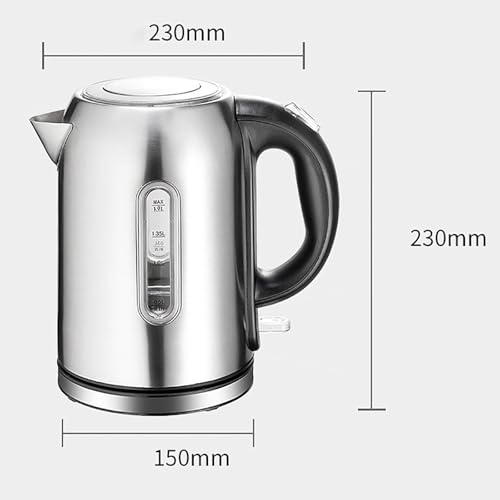 Hervidor eléctrico de acero inoxidable de 1.7L miniatura 4
