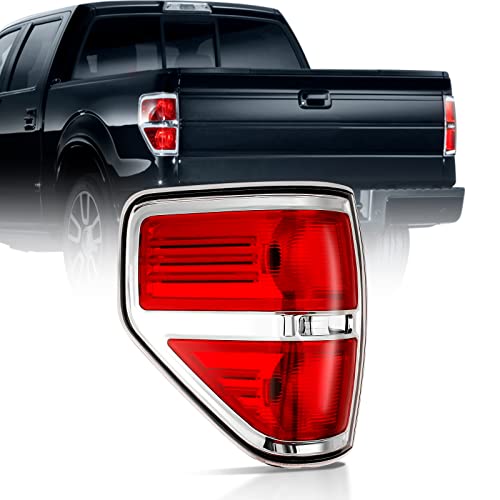Okymotor Tail Lights Assembly Driver And Passenger Side Brake Light With 2009 2010 2011 2012 2013 2014 Ford F-150 Pickup Tail Lamp Red Smoked Tail Light #TOP2