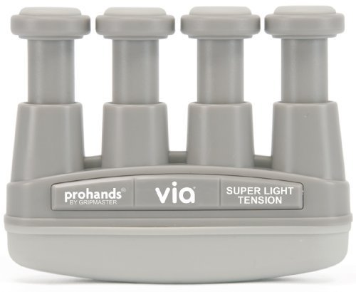 VIA Hand and Finger Exerciser, Super-Light Resistance (1-Pound per Finger) by Gripmaster