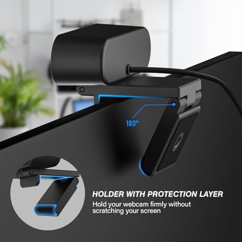 Webcam 1080P Smilodon autofocus et microphone réduction de bruit - 7