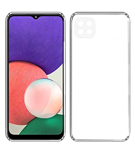 Image of Soft Flexible Silicone Back Cover Compatible with Samsung Galaxy A22 5G | F42 5G