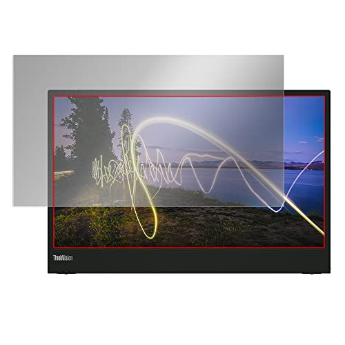 ミヤビックス 覗き見防止 Lenovo ThinkVision M15 (15.6インチ) 用 360度 プライバシー 保護 フィルム 低反射タイプ OverLay Secret