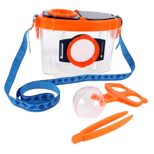 Caja de observacion de insectos y atrapamoscas con telescopio educativo para el aula