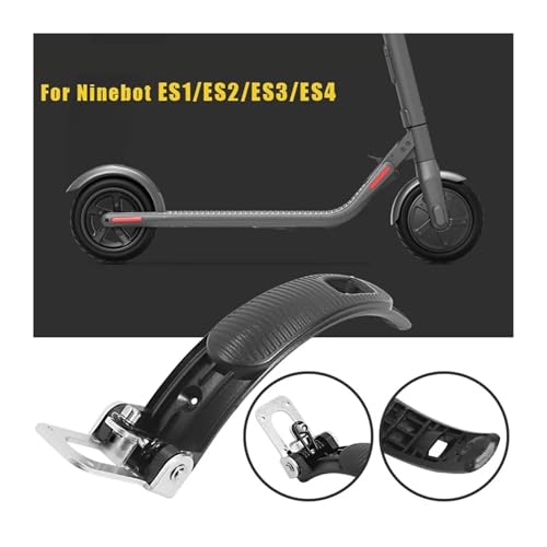 Guardabarros trasero para scooter eléctrico que evita salpicaduras en ropa 5