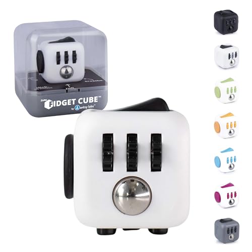 Antsy Labs The Original Fidget Cube, Stress Relief Desk Toy with 6 Sides, Gadget for Focus, Anxiety Relief, Sensory Processing Challenges, Fun Gift for Kids, Teens, and Adults, Pocket-Sized, Dice