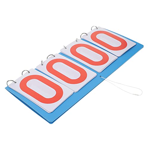 Hemoton Portable Score Board Reusable Professional Sports Scoreboard for Ball Games Durable Design Digital Printing Convenient Scorekeeping Accessory