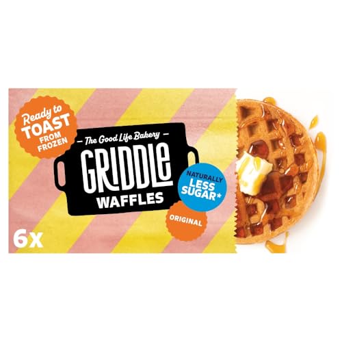 Griddle Original Wholegrain Waffles 6 x 32g (Frozen)