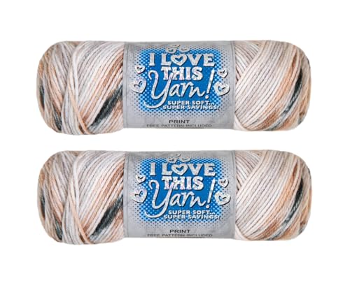 Image of Hobby Lobby Print I Love This Yarn, 418 Sand Dunes, Set of 2 | 4 Medium Weight, 252 Yards Per Skein