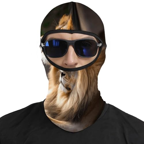 Máscara de esquí Two Lions para hombre, balaclava facial completa, transpirable, suave, resistente al viento, para bicicleta, conducción y montañismo miniatura 3
