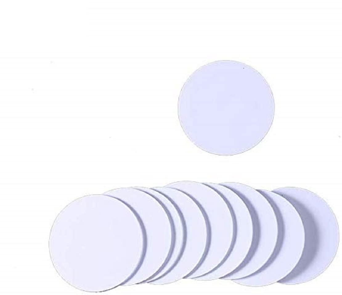 RFID Smart Changeable Card IC coin Card Keyfob with Block 0 Writable 13.56Mhz MF M1 1K S50 Copy Clone Works on UID Series Entry Access RFID Card with round sticker