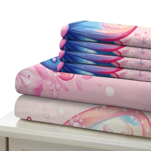 Housse de couette papillon microfibre lavable machine et ultra résistante 260x220 - 7