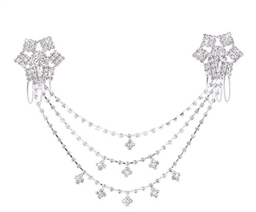 Crystal Headpiece - Rhinestone Double Comb Hair Accessory