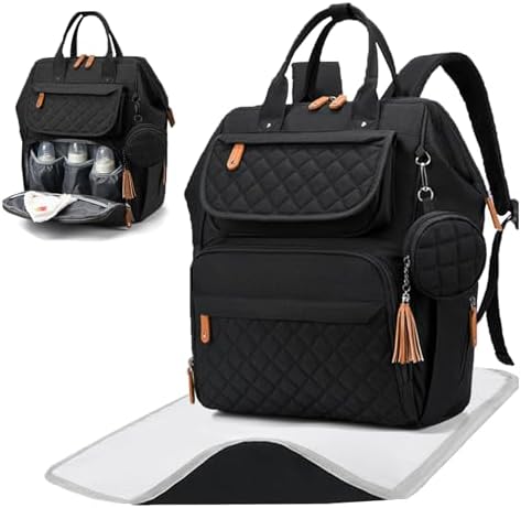 Large Baby Changing Bag Backpack, All-in-One Multi-Function Baby ...