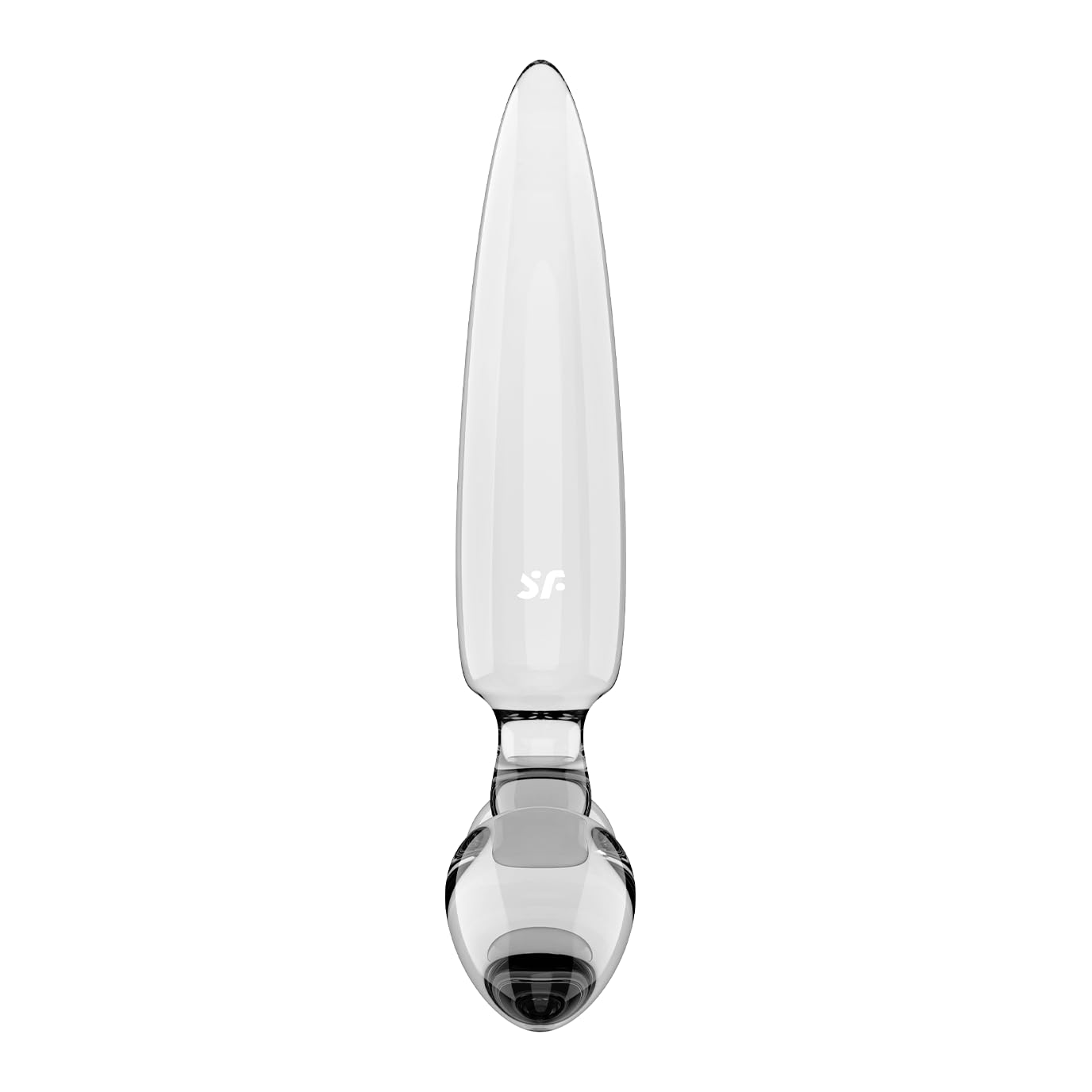 Satisfyer Triple Crystal 1 dildo | sex toy 3 in 1 con sfera, plug e stelo | per uso anale e vaginale | per giochi con le temperature | vetro borosilicato | liscio