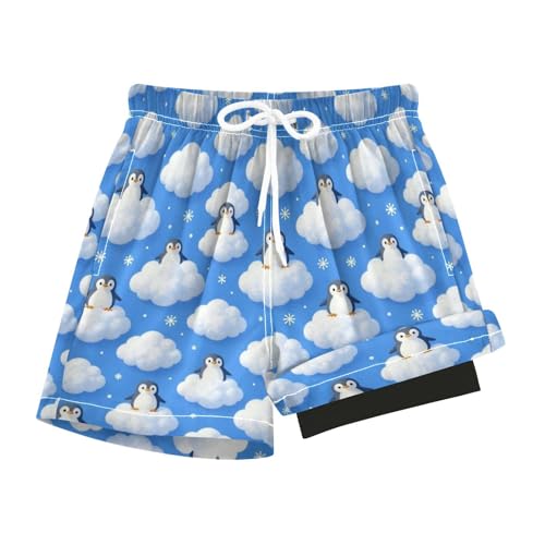 Short de plage avec cordon de serrage et taille élastique 4T - 7