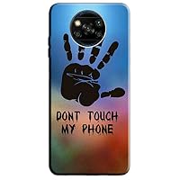 Cover Mixroom Per Huawei Honor 20 Lite - Custodia In TPU Morbido Con Stampa "Non Toccare Il Mio Telefono" - Fantasia Mano - Antigraffio