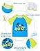 Boys Swim Set Swimsuit with Rash Guard 2 Piece Swim Sets Short Sleeve Beach Bathing Suit with Swim Trunks Size 5T 6T