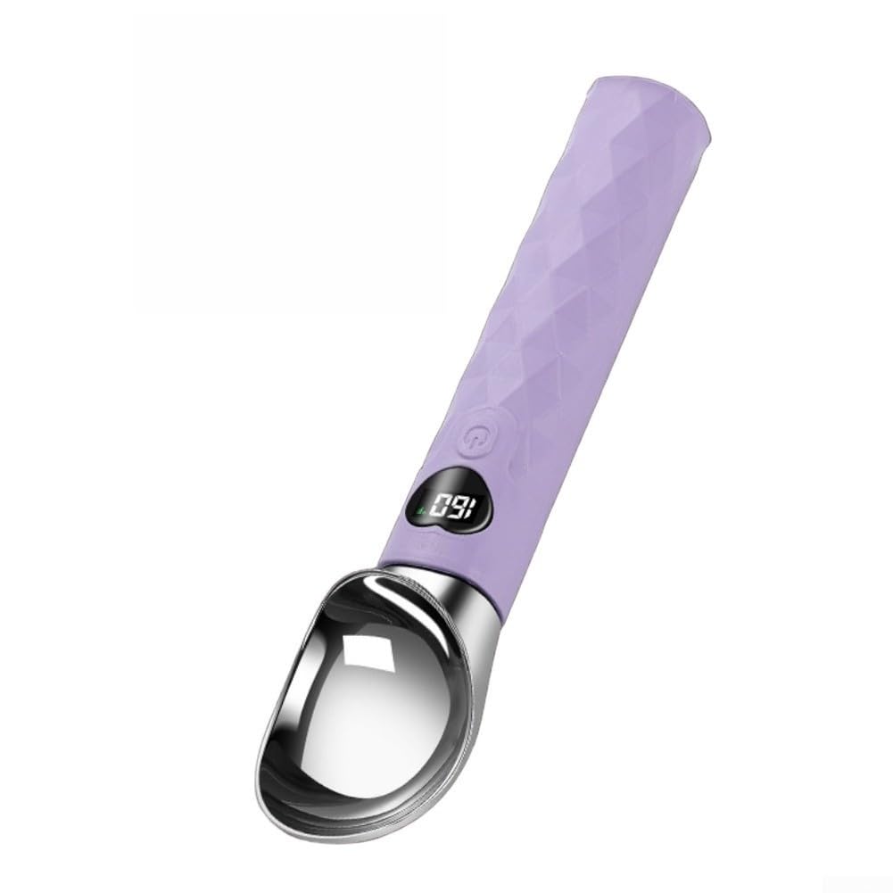 Paletta Gelato in Plastica Riscaldata Ergonomica(Purple)