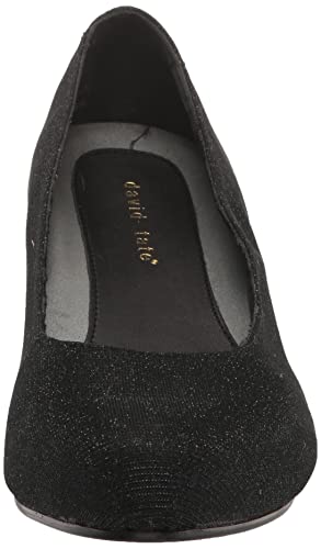 David Tate Womens Suave Metlic Canvas Pumps2