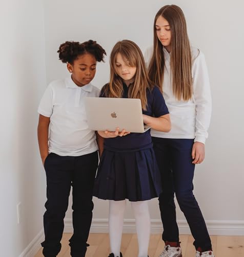 Image of Girls Adjustable Waist School Pants