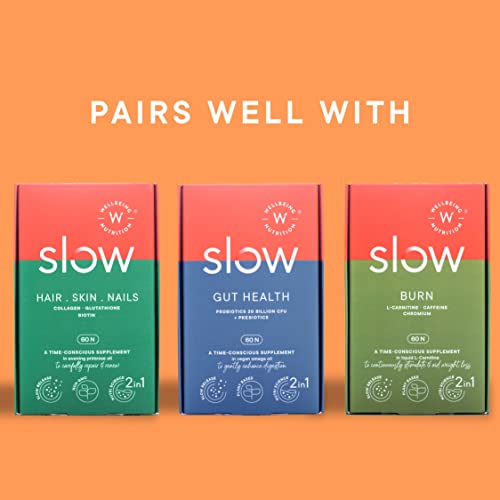 Wellbeing Nutrition Slow | Multivitamin For Women | 100% Rda Of 22 Essential Vitamins & Minerals | Astaxanthin & Cranberry In Vegan Omega Oil | Energy, Immunity, Skin & Hair (60 Capsules) #TOP5