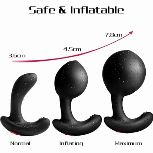 Bouchon anal plug anal gonflable télécommandé homme femme