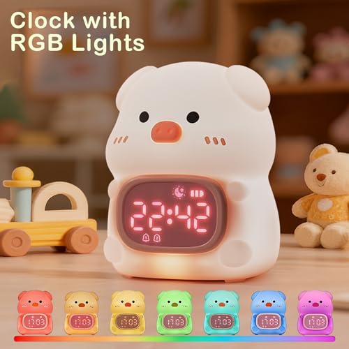 Reloj despertador digital para evitar despertares tempranos en niños 5