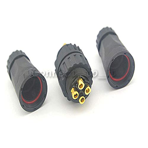 10 Sets/lot 25A 500V 4 Pin Screw and Soldering Pins Waterproof Connector Led Strip Adapter Socket Plug Contacts Wire Connectors