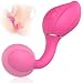 G Spot Vibrator Inflatable Massager, 2020 New Vibrators Sex Toy for Vaginal or Anal Orgasm Silicone Expand Stimulator, Fondlove 7 Frequency Rechargeable Wireless Vibrating Butt Plug for Women or Men