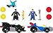 Fisher-Price Imaginext DC Super Friends Metal Force Playset, Batmobile & Supermobile Toy Cars with Batman & Superman Action Figures & Accessories (Amazon Exclusive)