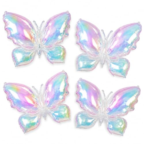 Image of Iridescent Bow Foil Balloons
