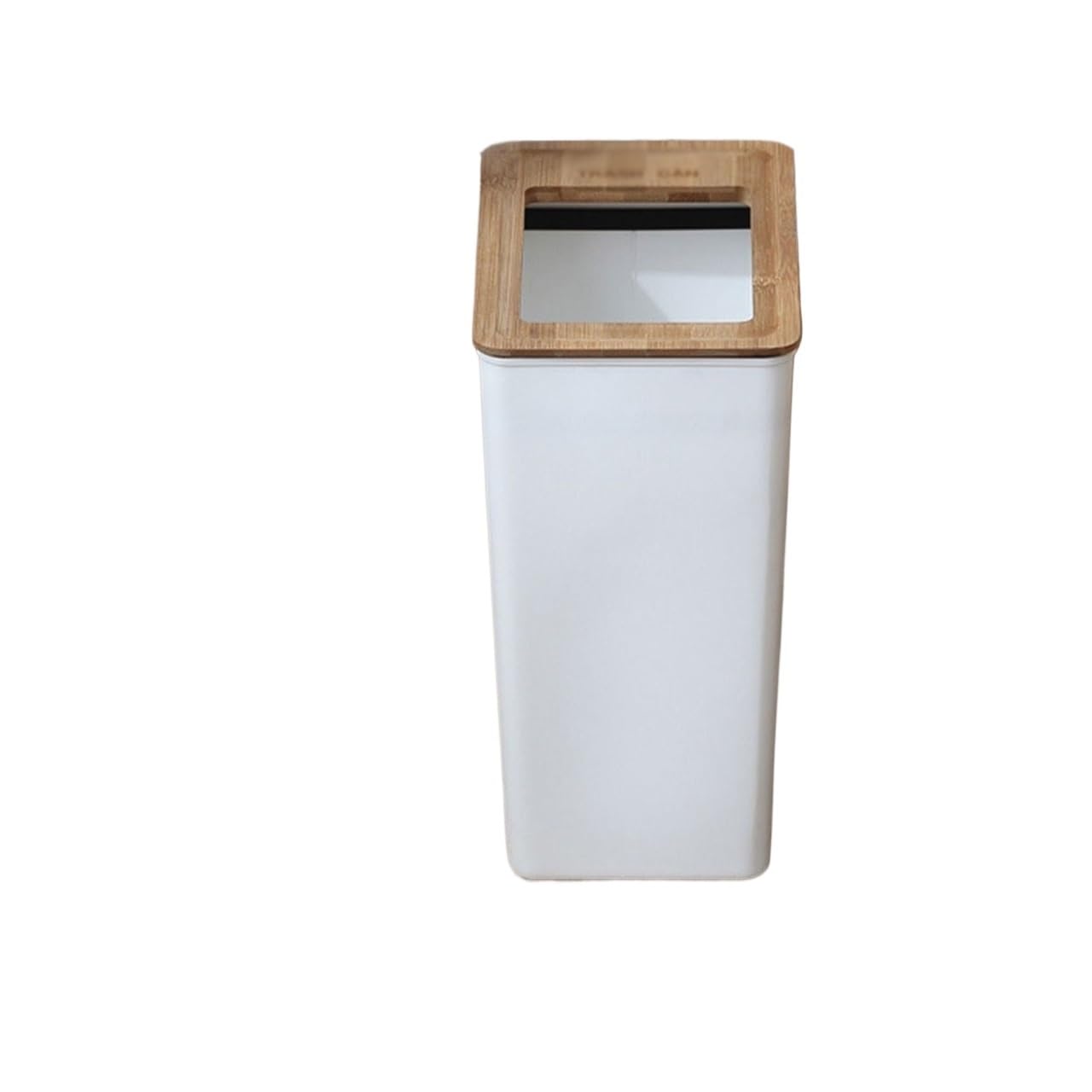 Cover Trash Can Plastic Office Kitchen Living Room Bedroom Bathroom Paper Basket