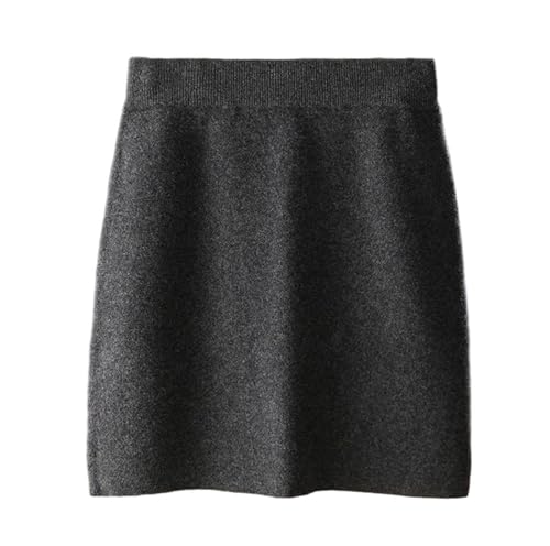 Women’s Merino Wool Mini Skirt Short Above Knee Slim Fit