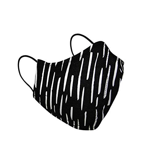 Face Masks for Men & Women 3-Ply Reusable – SURVIVAL (Black & White)