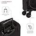 SwissGear Sion II Softside Expandable Luggage with Spinner Wheels, Black, Carry-On 20-Inch