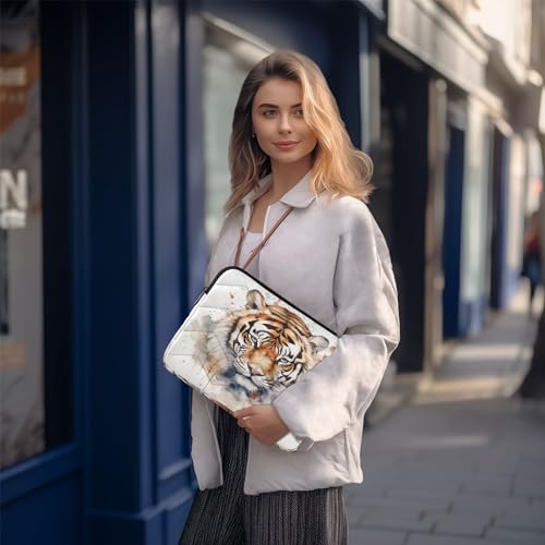 Funda para portátil 13-14 pulgadas con diseño tigre miniatura 7