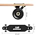 Windrunner 41 inch Freeride Longboard Skateboard,8-Ply Natural Maple Drop Through Freestyle Complete Skateboard Cruiser Pintail for Cruising,Carving,Free-Style and Downhill,Black and White Case