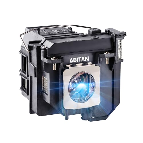 Image of ABITAN ELPLP80 /V13H010L80 for Epson PowerLite 580 BrightLink 585Wi BrightLink 595Wi PowerLite 585W 575W 570 EB-585W EB-595Wi Replacement Projector Lamp with Housing.