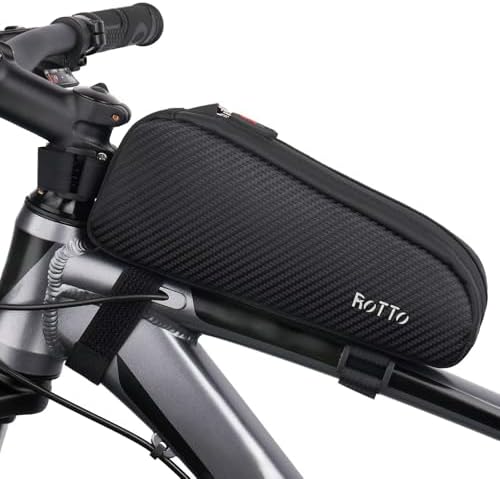 ROTTO Bike Bag on Top Tube Bicycle Top Frame Bags 1.5L for MTB Ro...