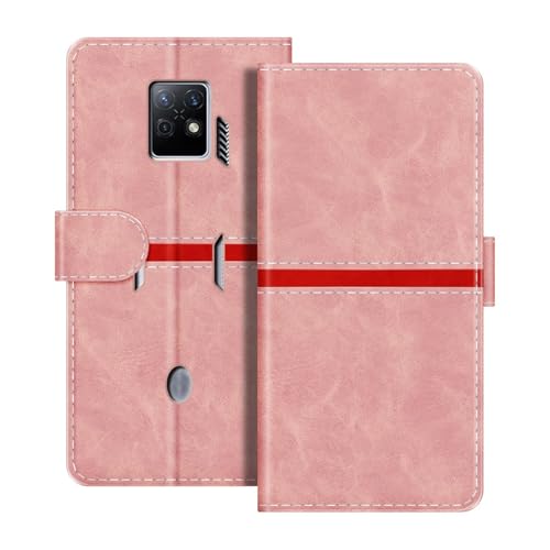 ESACMOT ���U�[�E�H���b�g�P�[�X ZTE Nubia Red Magic 7S Pro �Ƃ̌݊������� ���X�g���C�v�f�U�C�� �J�[�h���[�t�� �}�O�l�b�g���蒠�^�J�o�[ (�s���N)