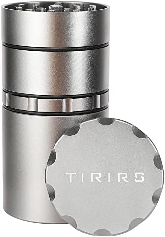 TIRIRS 2" Aluminium Grinder with Large Capacity Storage Container, Best Gift.